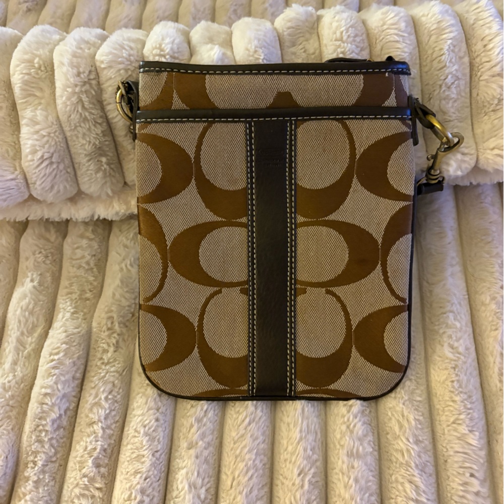 Coach Dark Brown Leather Handbag